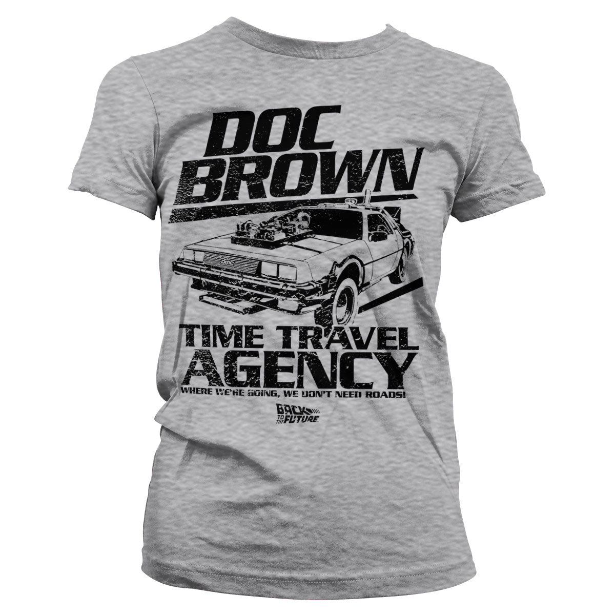 Back to the Future - Doc Brown Time Travel Agency Women T-Shirt