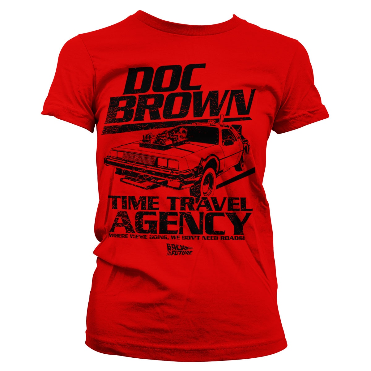 Back to the Future - Doc Brown Time Travel Agency Women T-Shirt
