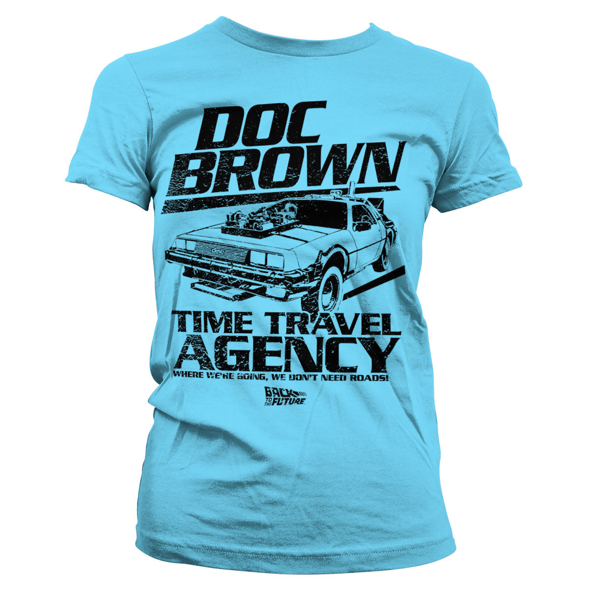 Back to the Future - Doc Brown Time Travel Agency Women T-Shirt
