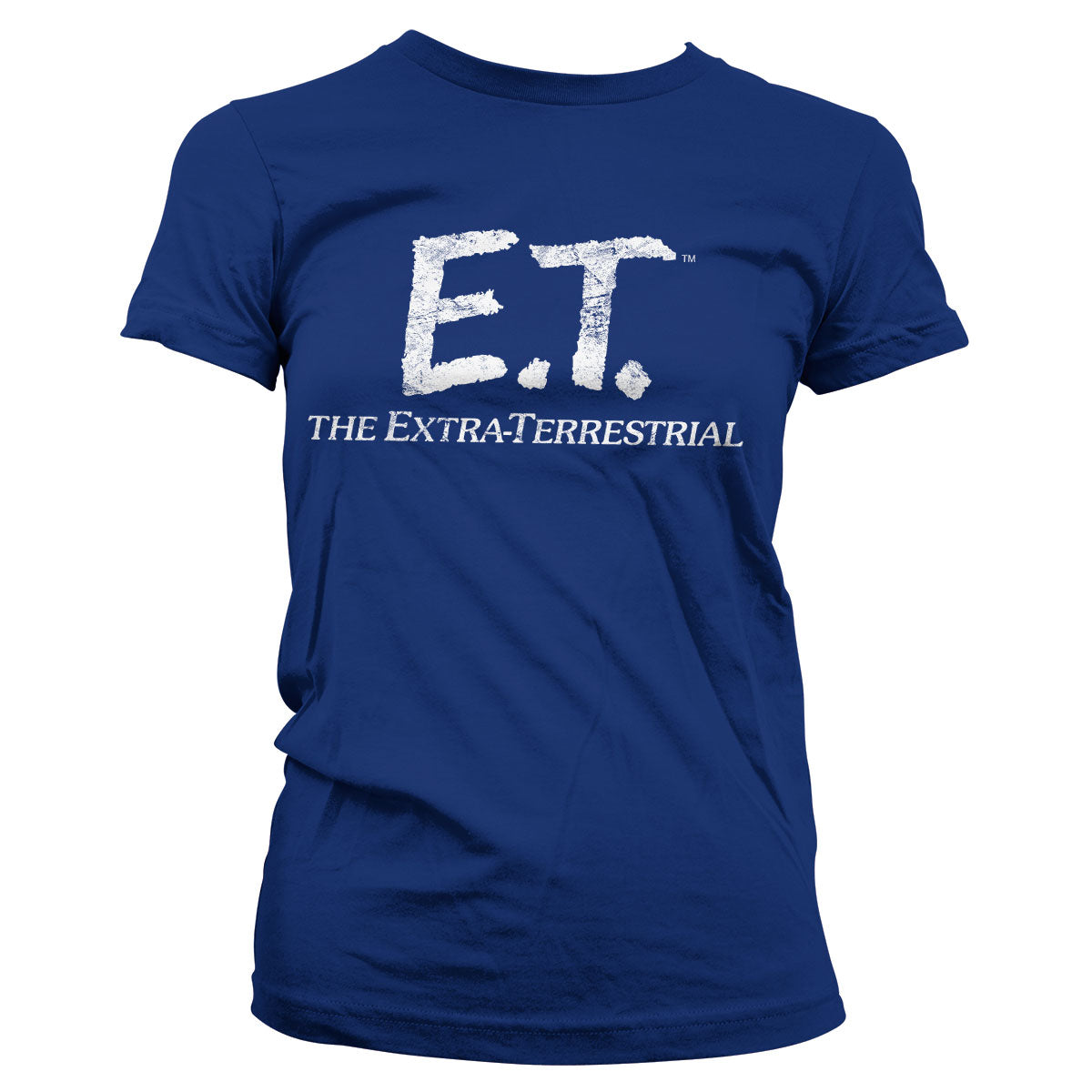 E.T. - Extra-Terrestrial Distressed Logo Women T-Shirt