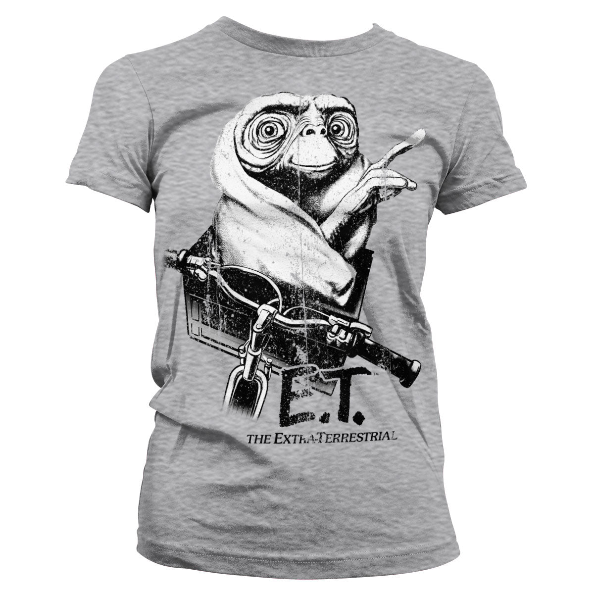 E.T. - Biking Distressed Women T-Shirt