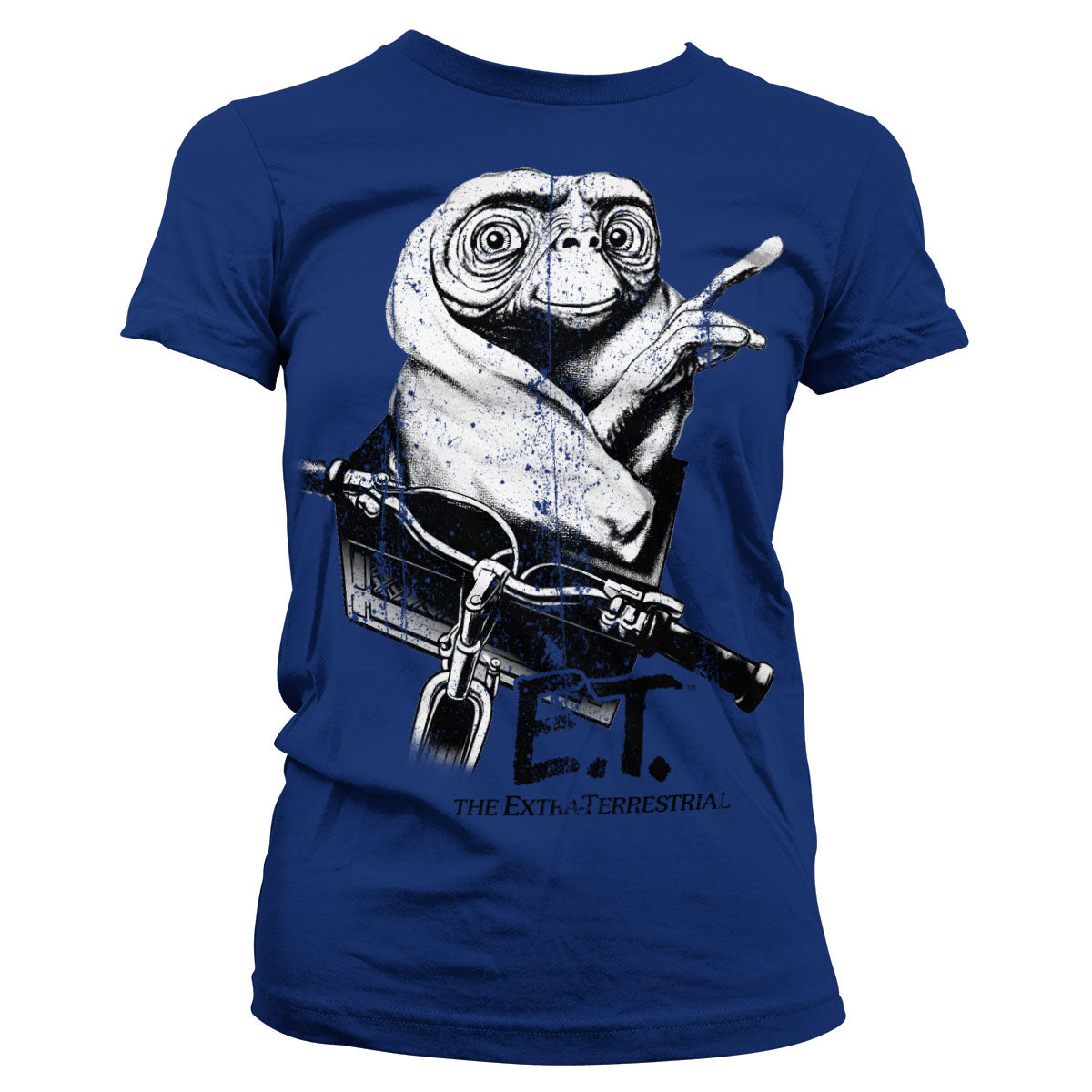 E.T. - Biking Distressed Women T-Shirt