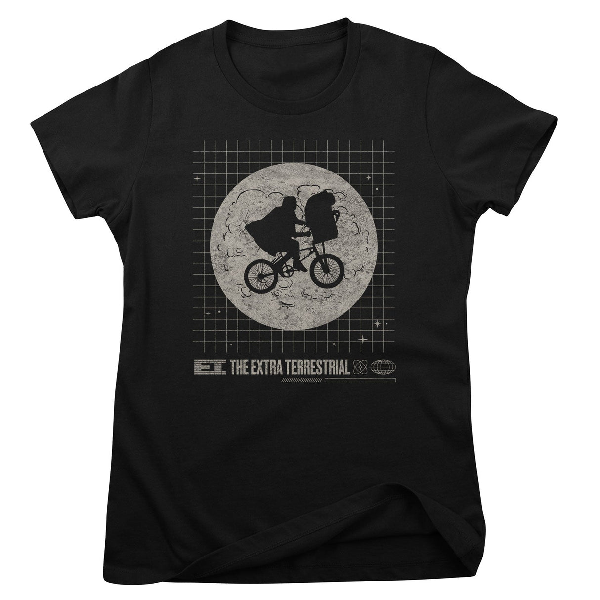 E.T. - Washed Grid Women T-Shirt