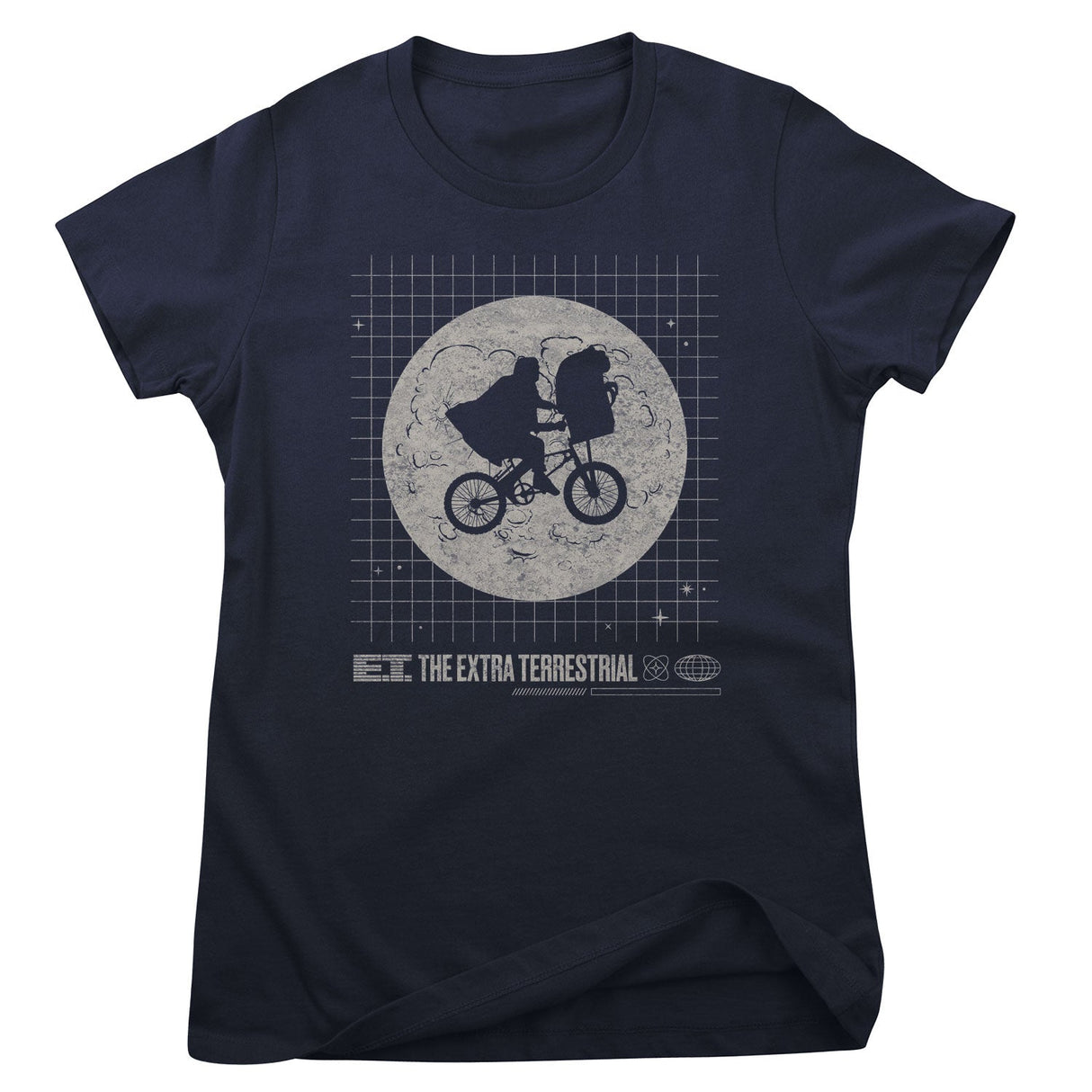 E.T. - Washed Grid Women T-Shirt
