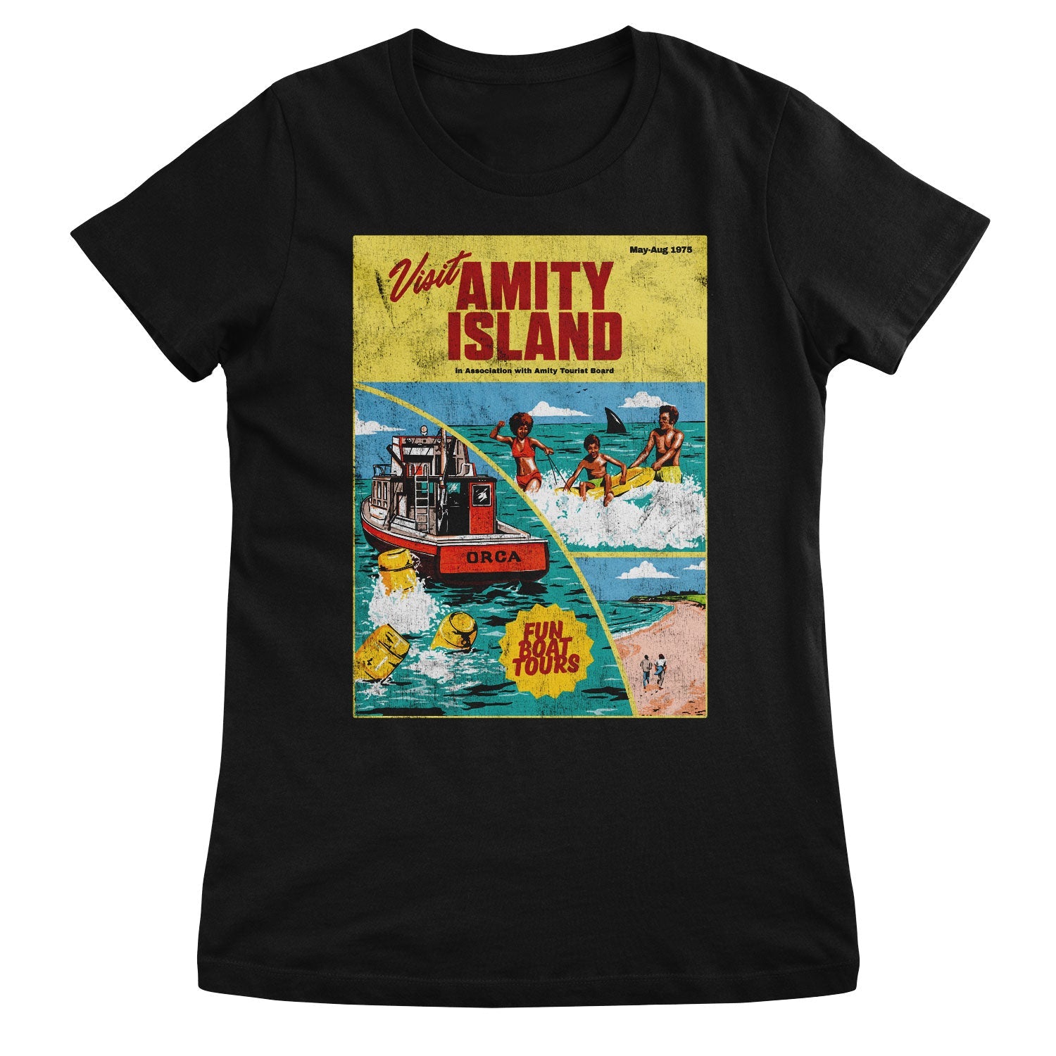 JAWS - Visit Amity Island Retro Women T-Shirt
