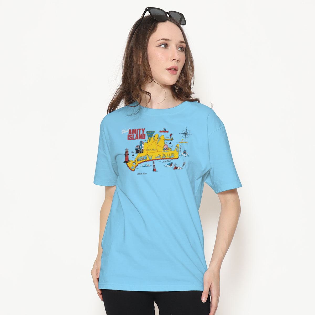JAWS - Amity Island Map Women T-Shirt