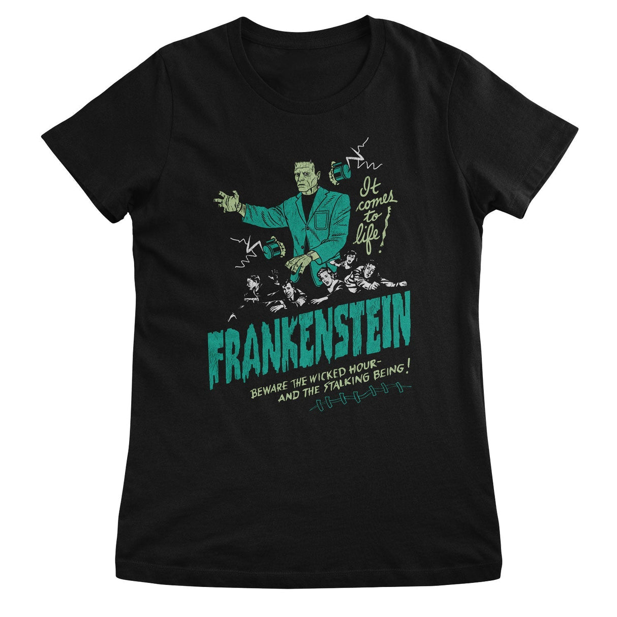 Universal Monsters - Frankenstein - Wicked Hour Women T-Shirt