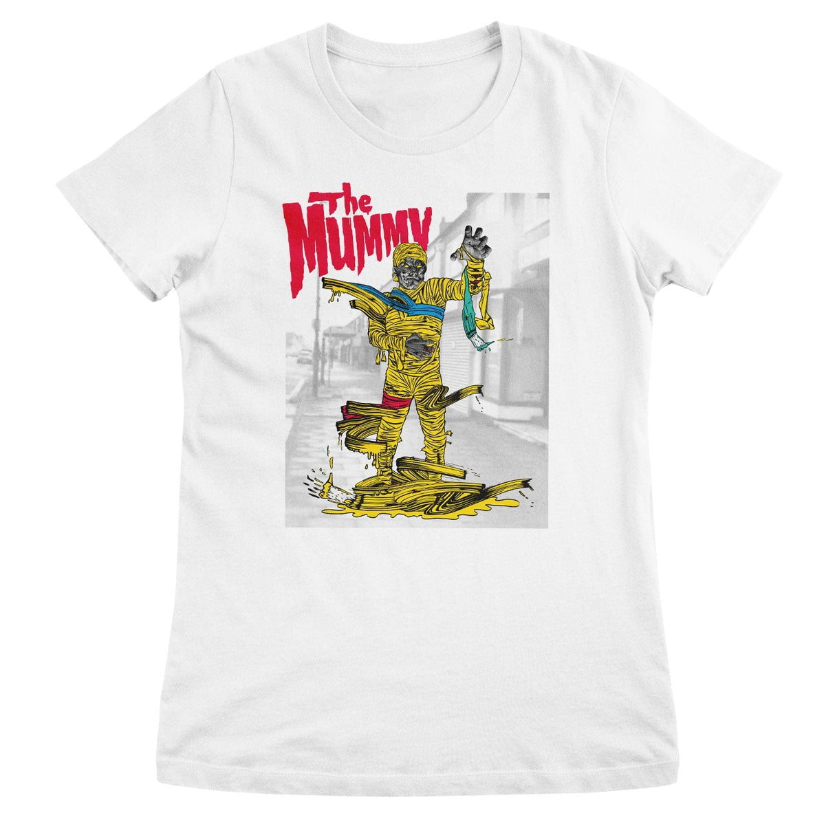 Universal Monsters - The Mummy Street Mashup Women T-Shirt