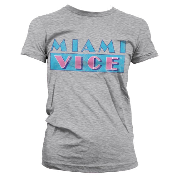 Miami Vice - Distressed Logo Women T-Shirt