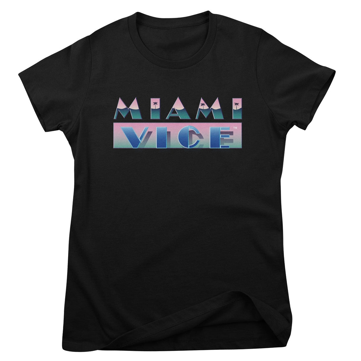 Miami Vice - Airbrush Logo Women T-Shirt