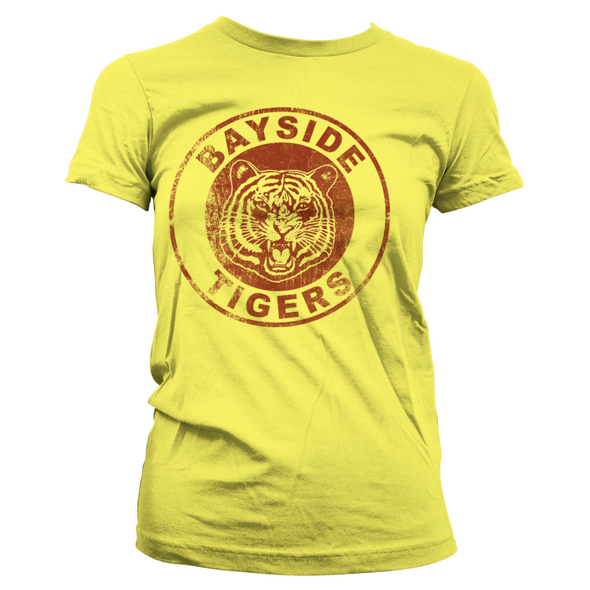 Saved By The Bell - Bayside Tigers Washed Logo Women T-Shirt