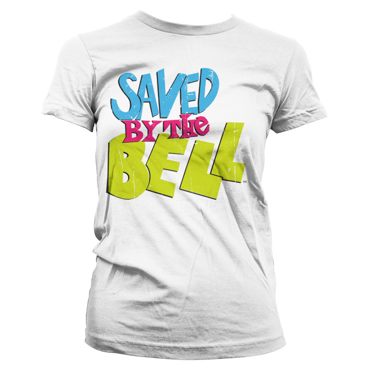 Saved By The Bell - Distressed Logo Women T-Shirt