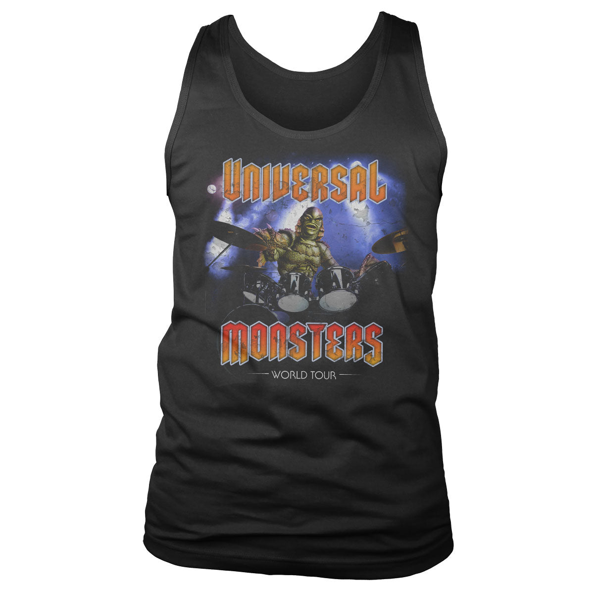 Universal Monsters - World Tour - Creature From The Black Lagoon Mens Tank Top Vest