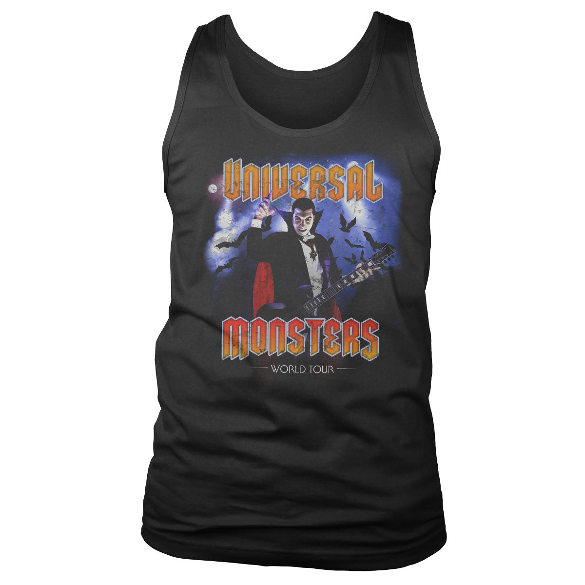 Universal Monsters - World Tour - Dracula Mens Tank Top Vest