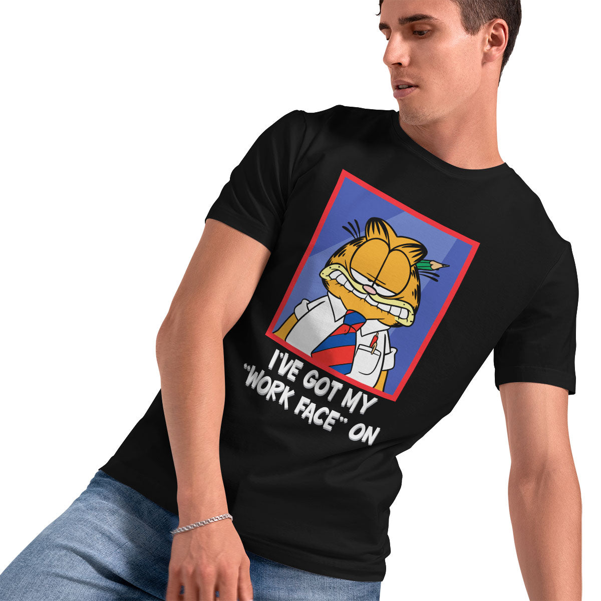 Garfield - Live for The Weekend Mens T-Shirt
