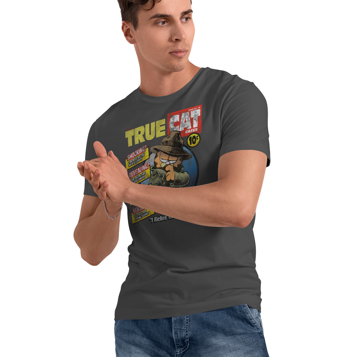 Garfield - True Cat Cases Cover Mens T-Shirt