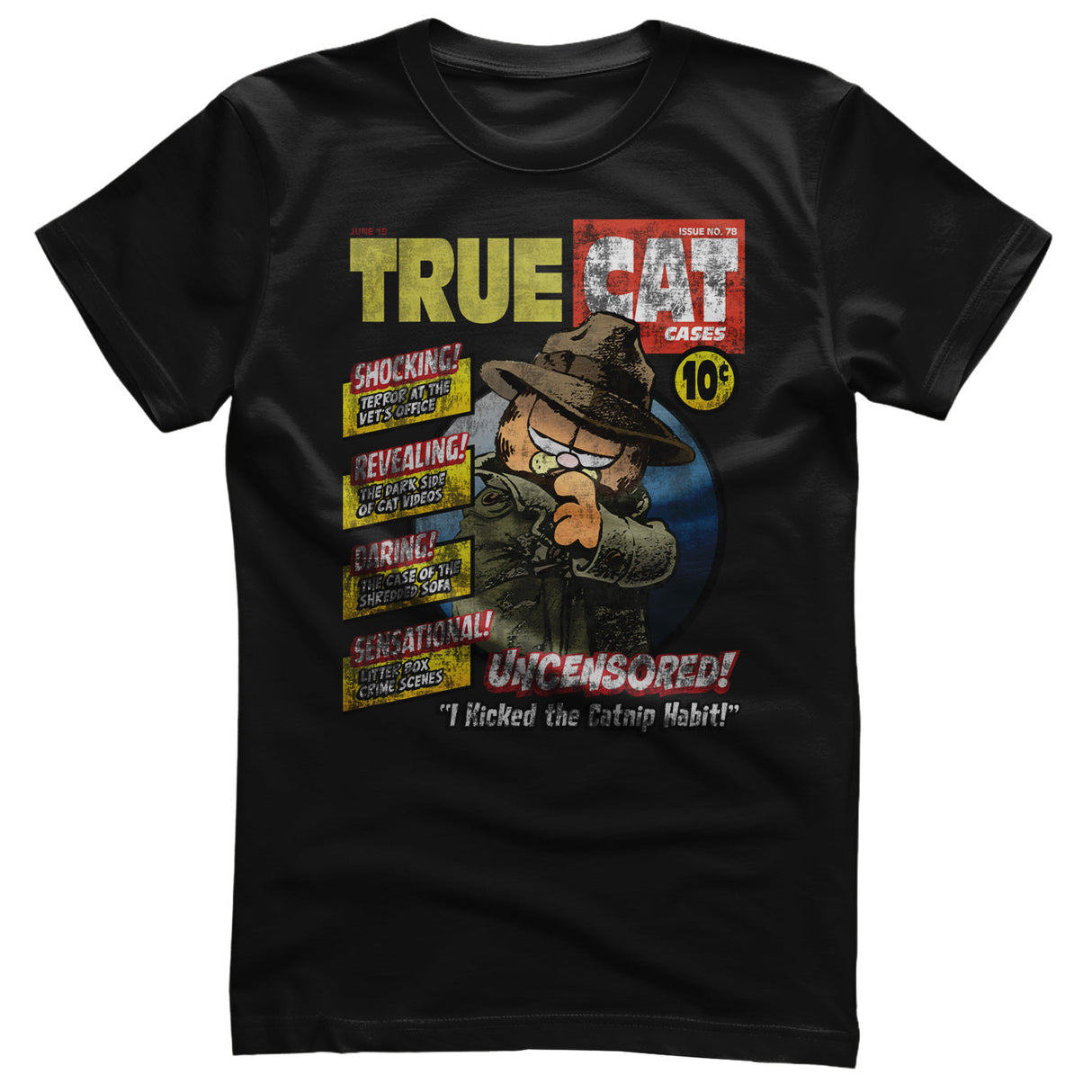 Garfield - True Cat Cases Cover Mens T-Shirt