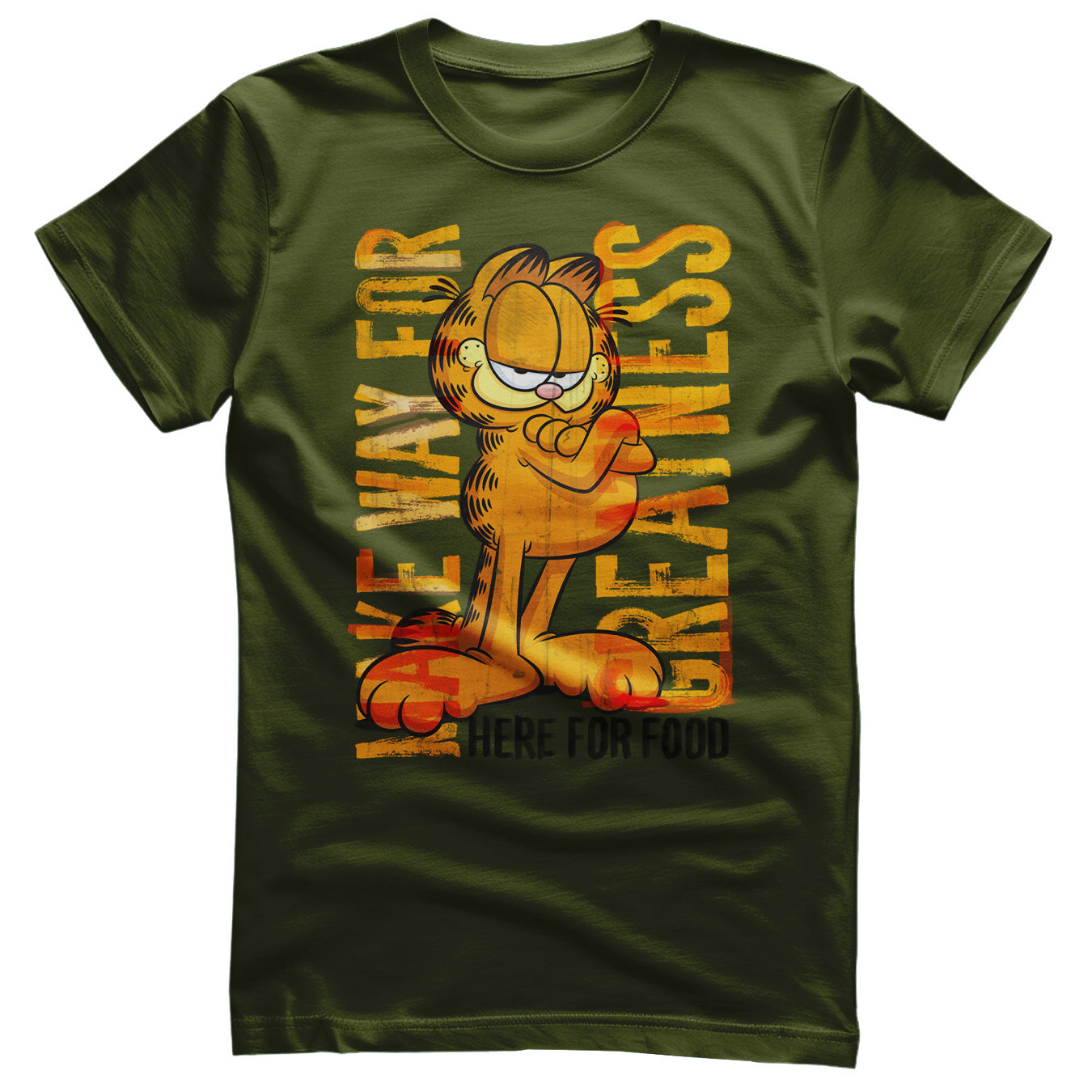 Garfield - Make Way For Greatness Mens T-Shirt