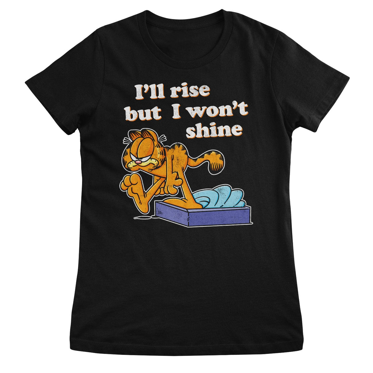 Garfield - I'll Rise But I Won't Shine Women T-Shirt