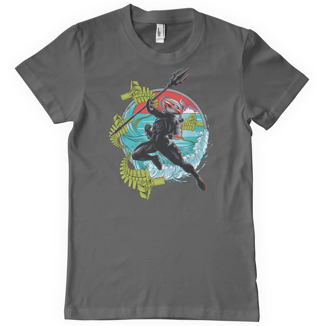 Aquaman - Surfing Black Manta T-Shirt showcasing - Surfing Black Manta design