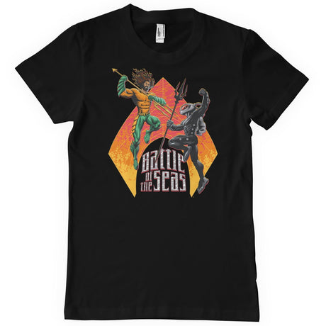 Aquaman - Battle Of The Seas T-Shirt showcasing - Battle Of The Seas design