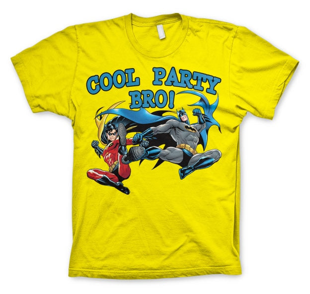 Batman - Cool Party Bro! Mens T-Shirt