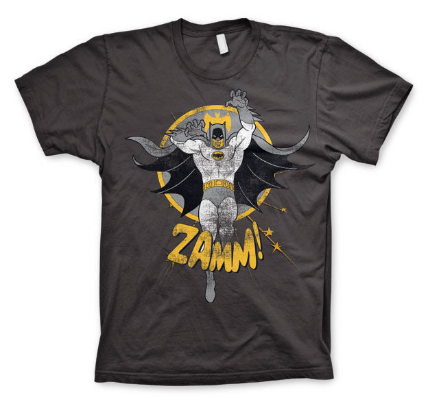 Batman Zamm! T-Shirt showcasing Zamm! design