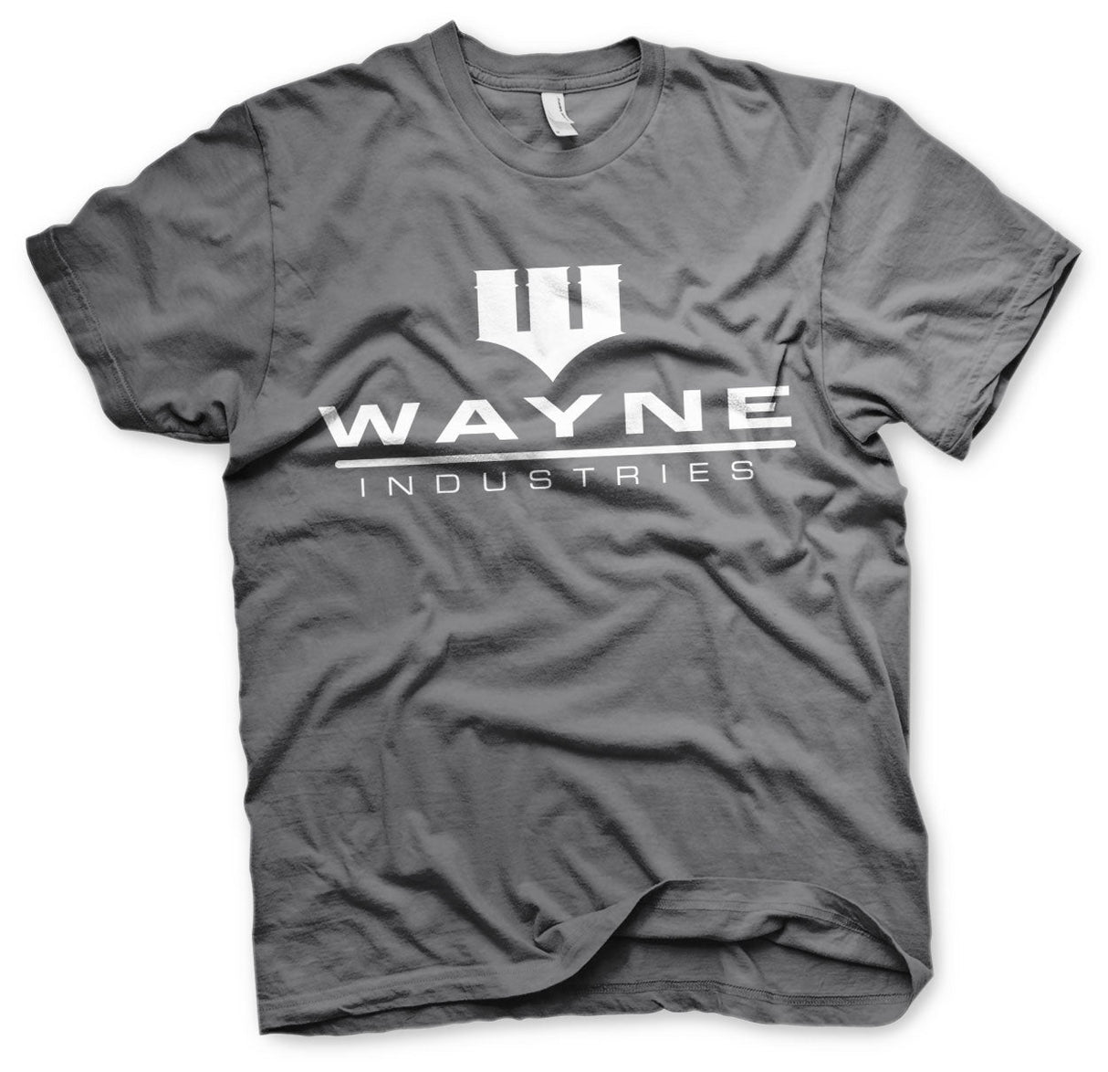 BATMAN Officially Licensed Wayne Industries Logo Mens T-Shirt showcasing Officially Licensed Wayne Industries Logo Mens design