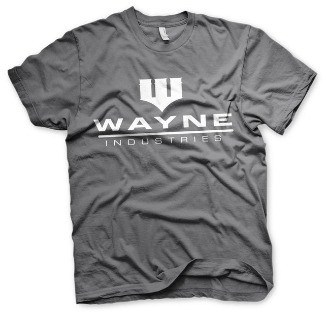 BATMAN Officially Licensed Wayne Industries Logo Mens T-Shirt showcasing Officially Licensed Wayne Industries Logo Mens design