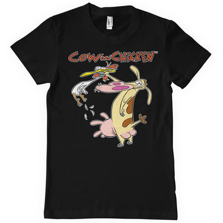Cow and Chicken - Mens T-Shirt