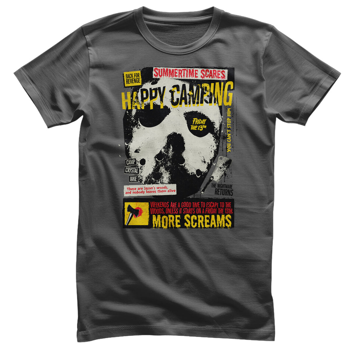 Friday the 13th - Happy Camping Mens T-Shirt
