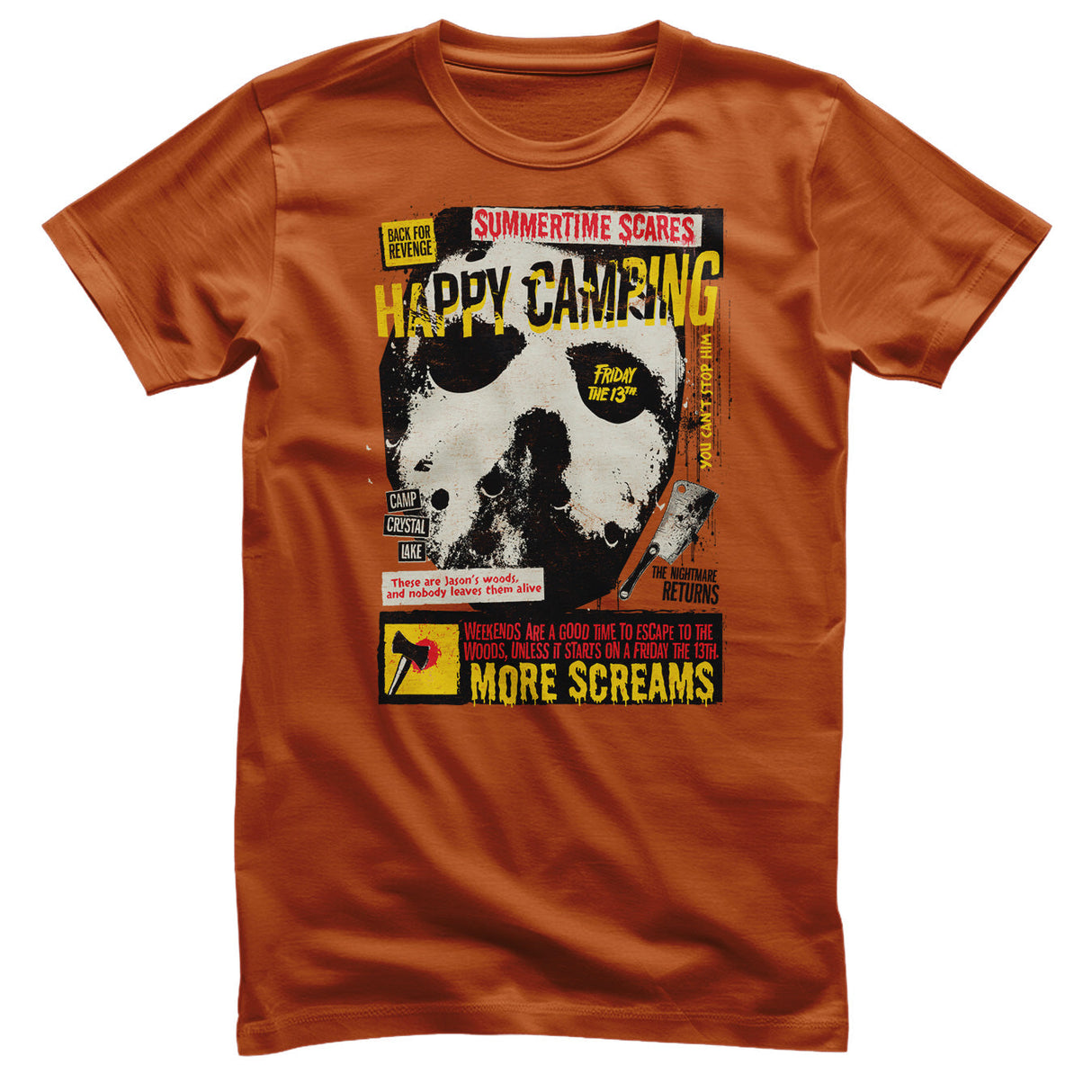 Friday the 13th - Happy Camping Mens T-Shirt