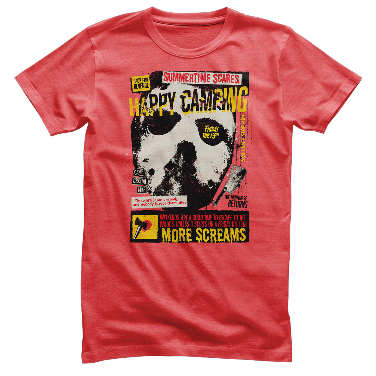 Friday the 13th - Happy Camping Mens T-Shirt