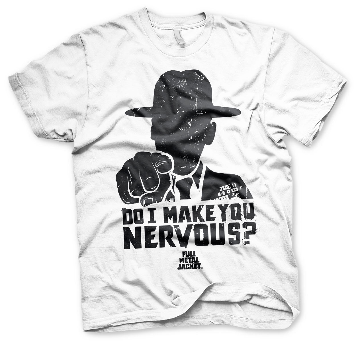Full Metal Jacket - Do I Make You Nervous Mens T-Shirt