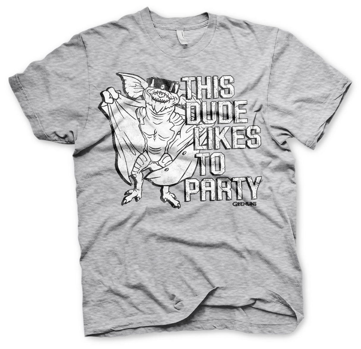 Gremlins - This Dude Likes to Party Mens T-Shirt