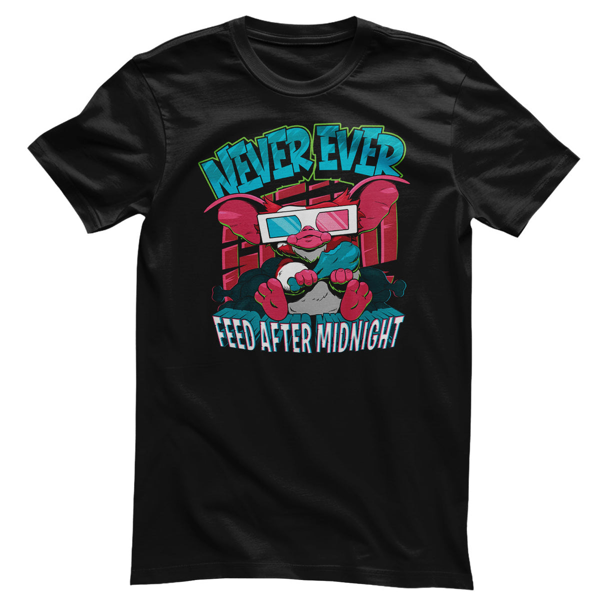 Gremlins - Never Feed After Midnight Mens T-Shirt