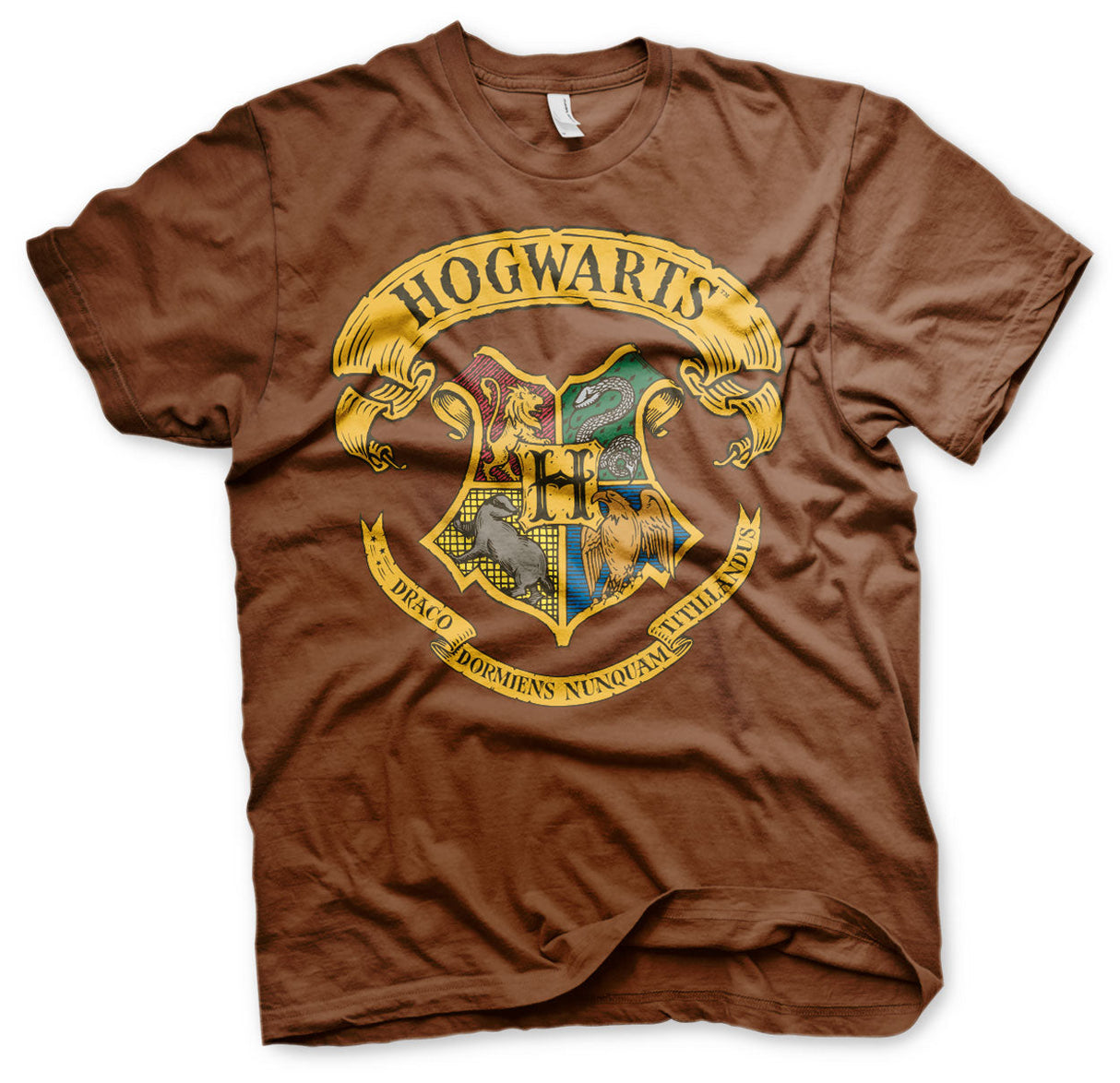 Harry Potter - Hogwarts Crest Mens T-Shirt