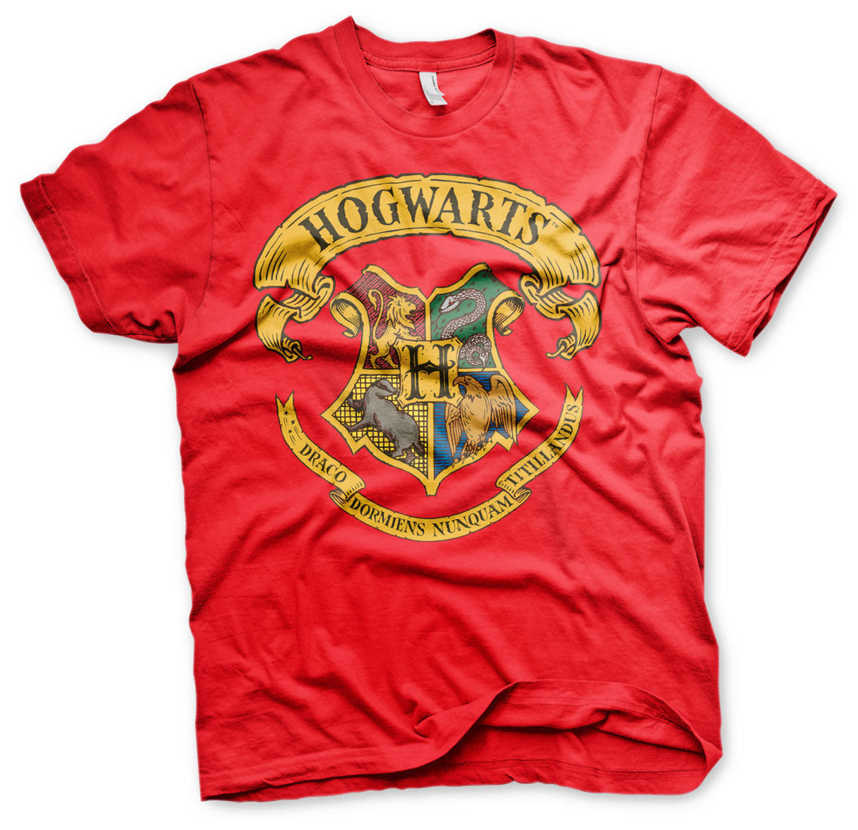 Harry Potter - Hogwarts Crest Mens T-Shirt