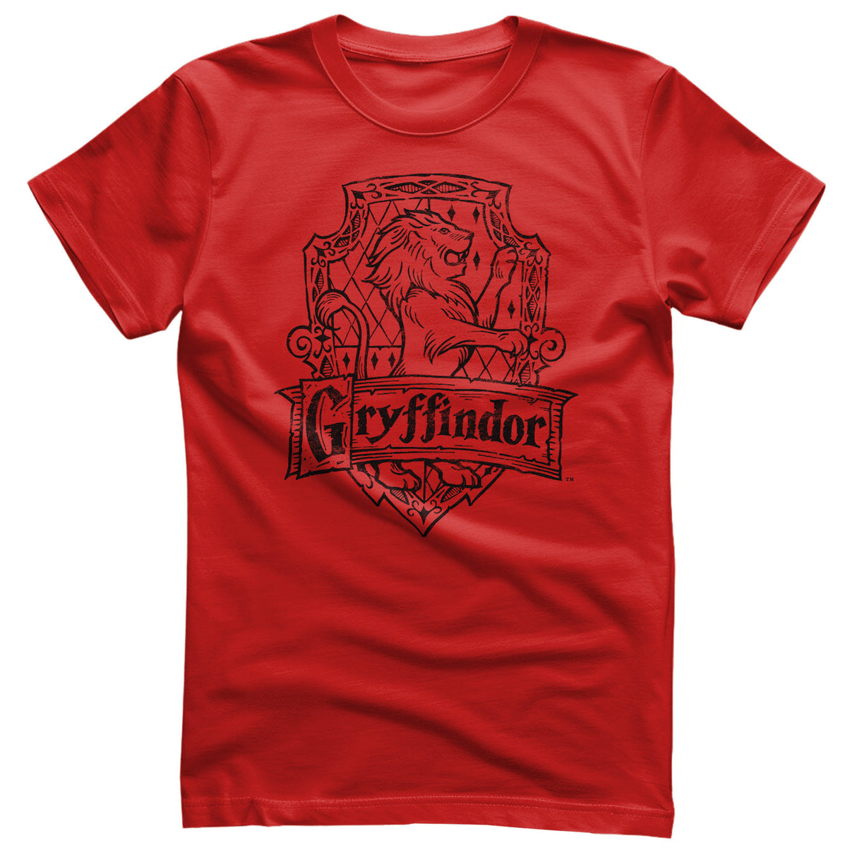 Harry Potter - Gryffindor Washed Crest Mens T-Shirt
