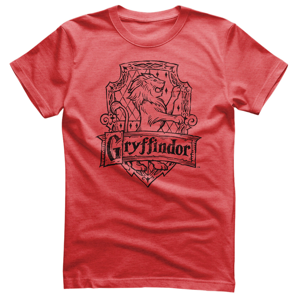 Harry Potter - Gryffindor Washed Crest Mens T-Shirt