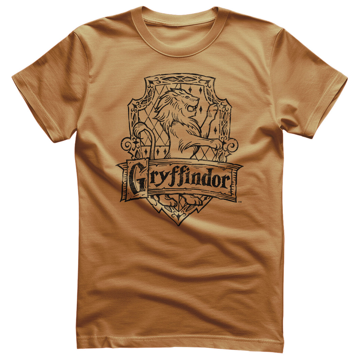 Harry Potter - Gryffindor Washed Crest Mens T-Shirt