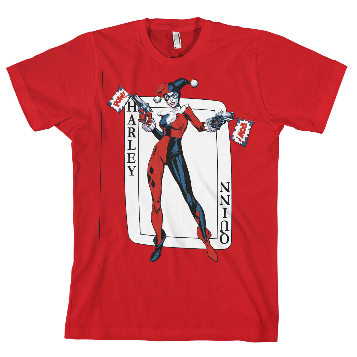 Justice League - Harley Quinn Card Games Mens T-Shirt