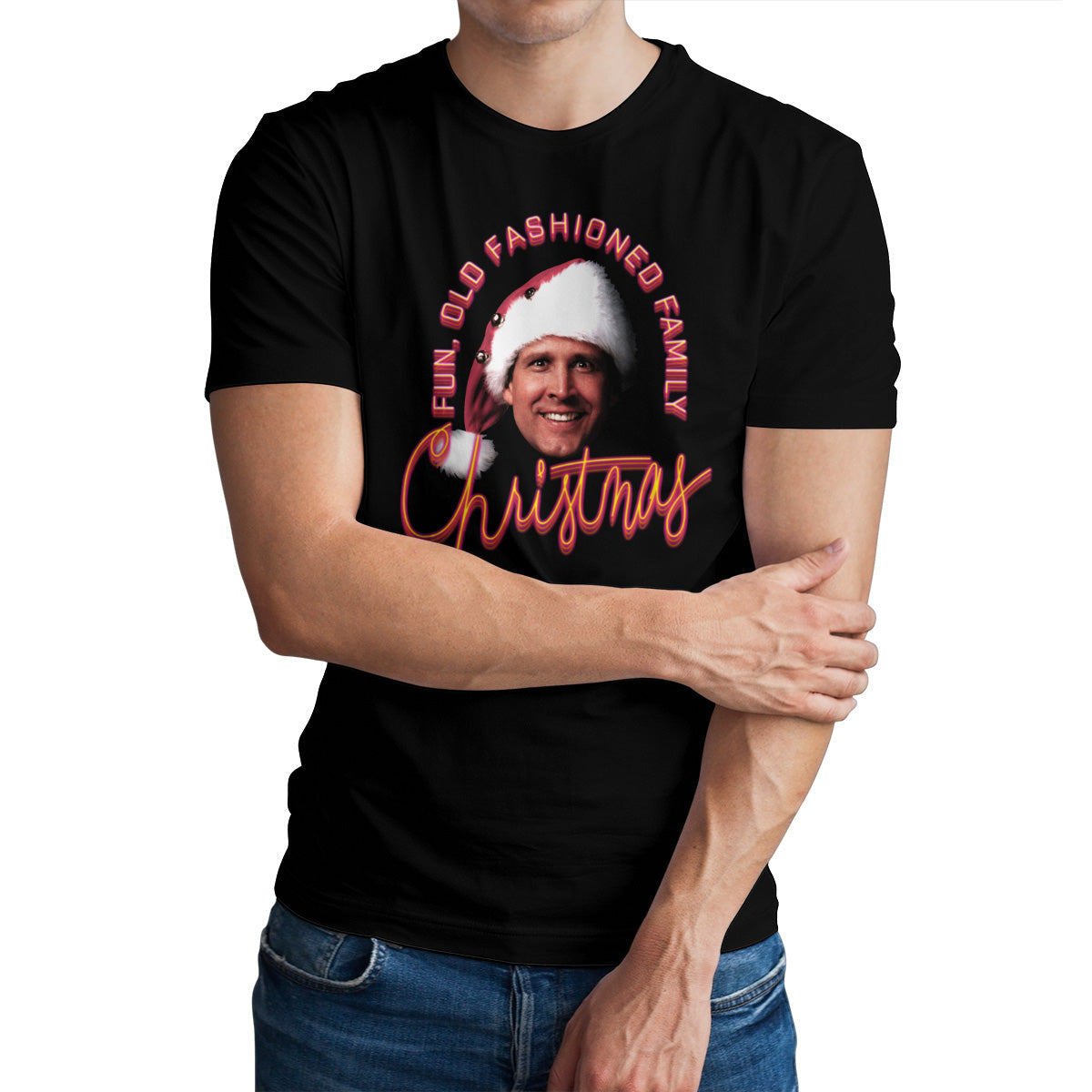 National Lampoon's Christmas Vacation - Fun Old Fashioned Christmas Neon Mens T-Shirt