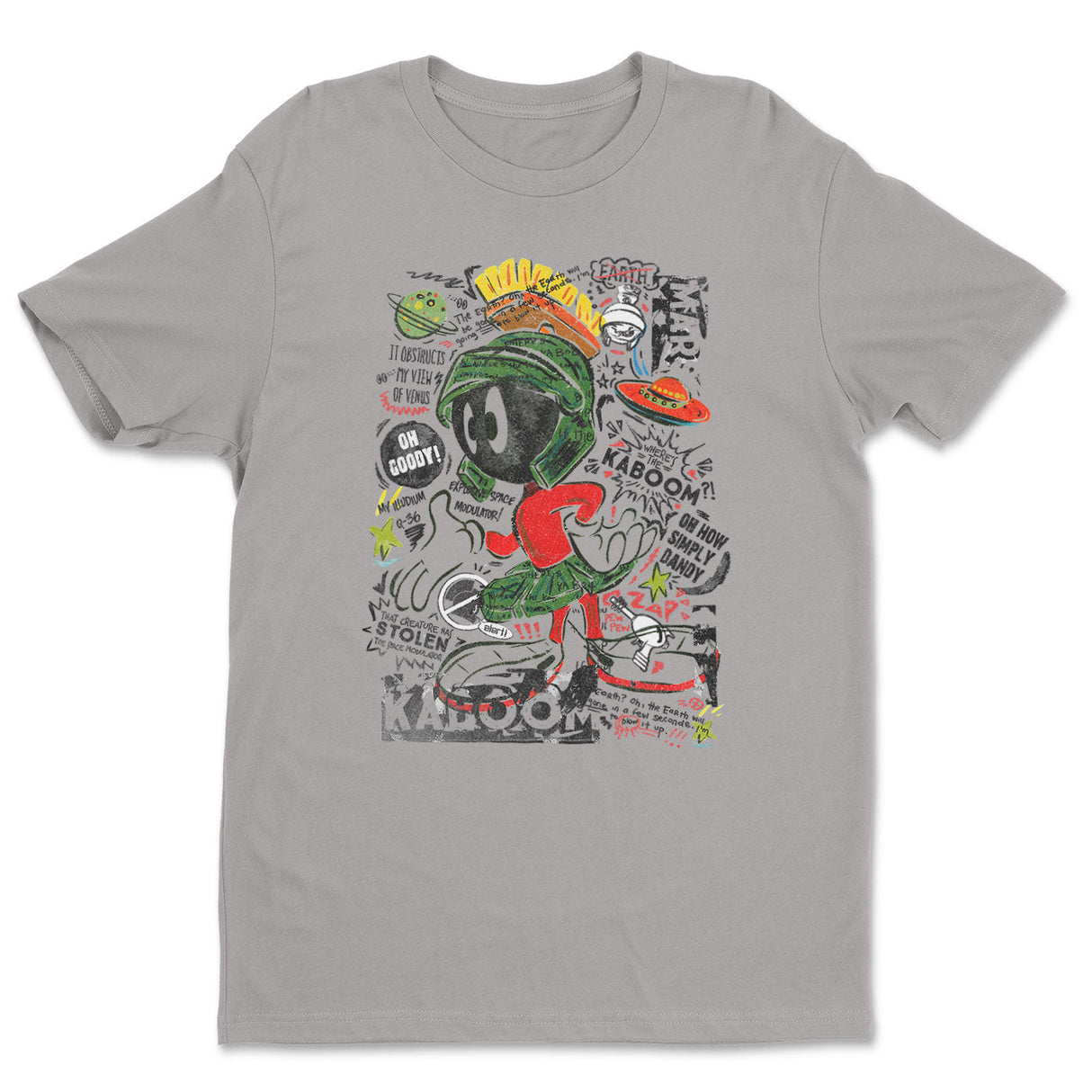 Looney Tunes - Marvin The Martian Mashup Mens T-Shirt
