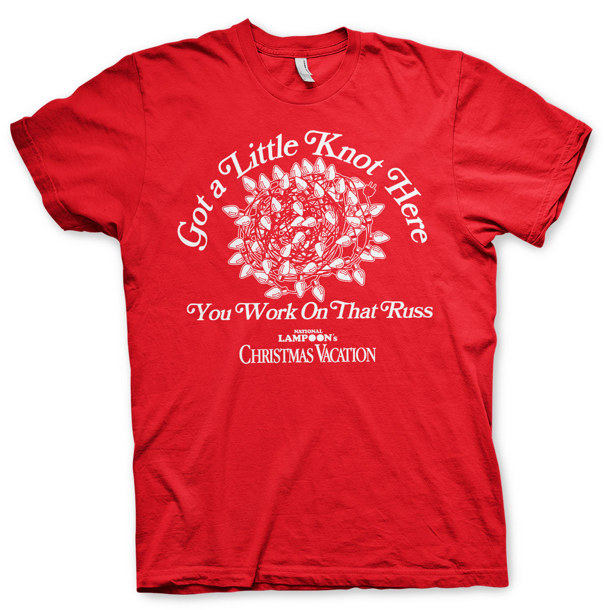 National Lampoon's Christmas Vacation - Got a Little Knot Here Mens T-Shirt