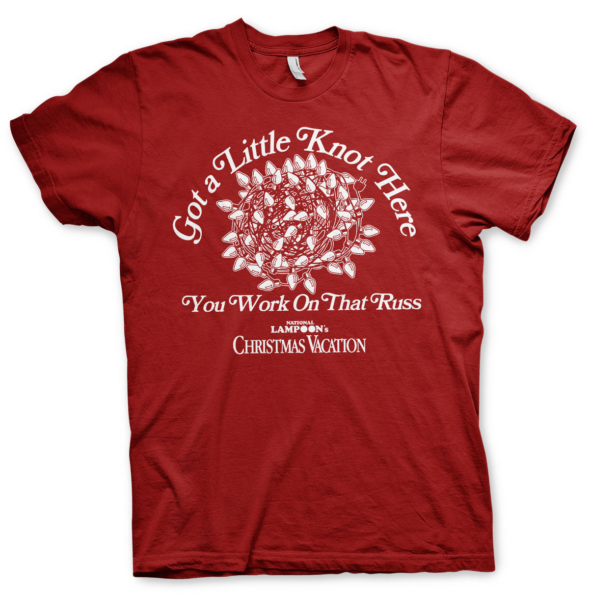 National Lampoon's Christmas Vacation - Got a Little Knot Here Mens T-Shirt