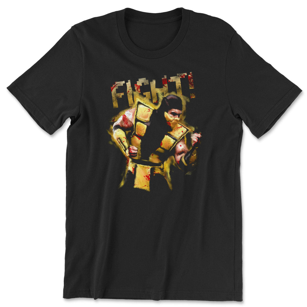 Mortal Kombat - Scorpion Fight Mens T-Shirt
