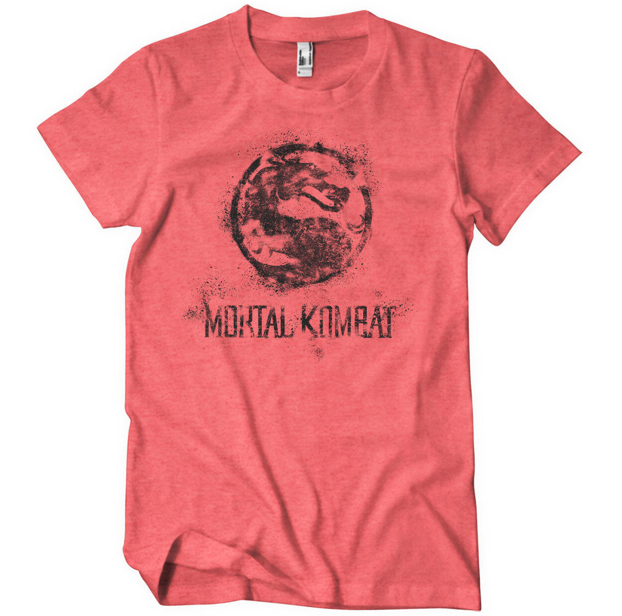 Mortal Kombat - Distressed Dragon Mens T-Shirt