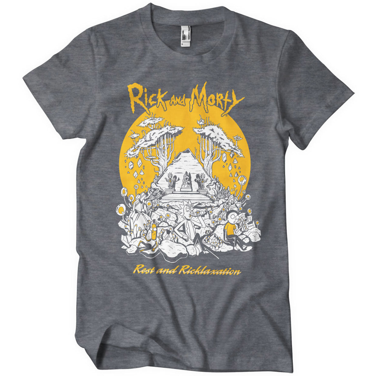 Rick and Morty - Rest and Ricklaxation Mens T-Shirt