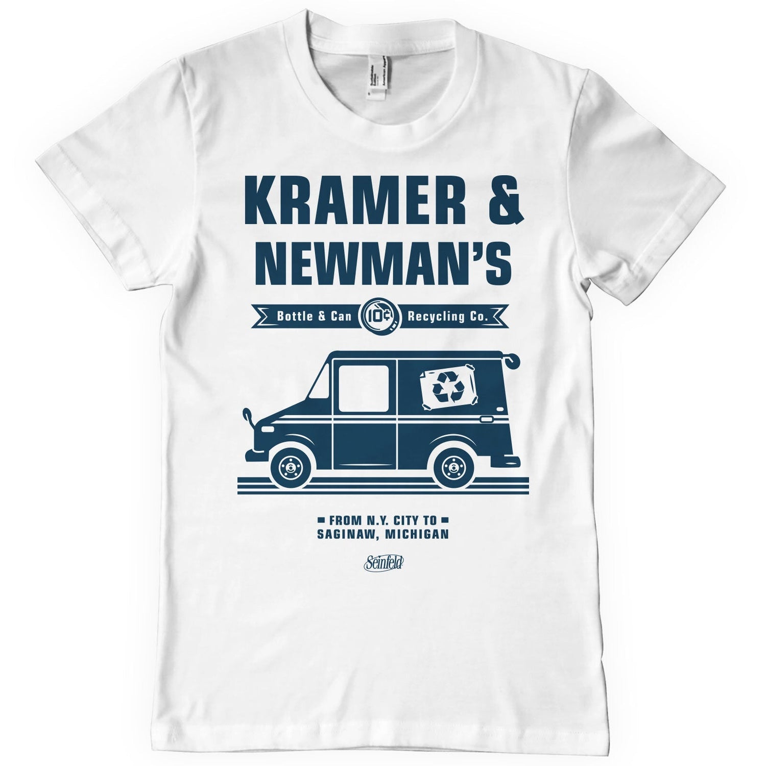 Seinfeld - Kramer & Newman's Recycling Co Mens T-Shirt